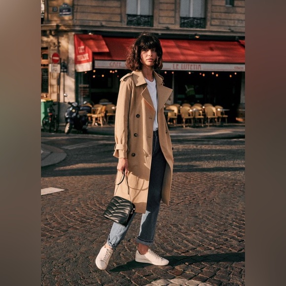 Sezane Jack Trainer Sneaker Smooth Ecru 36 - Picture 2 of 7